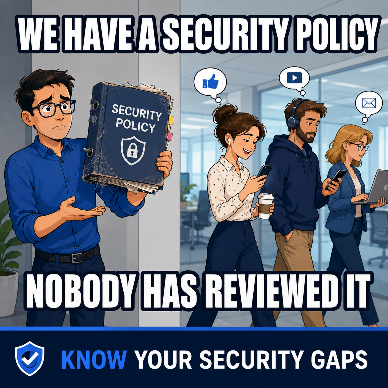 Know your security gaps Cybersecurity Readiness ad creative