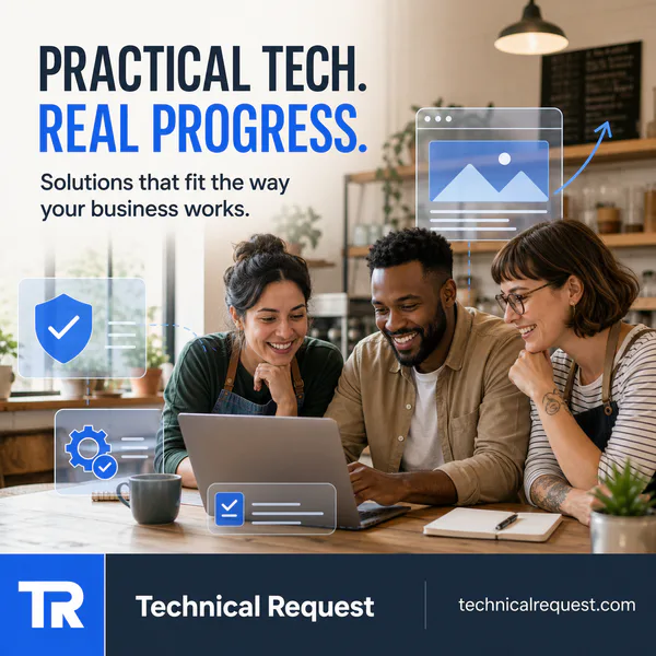 Practical tech. Real progress. ad preview